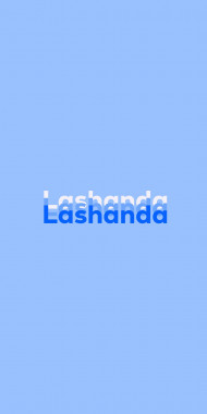 Name DP: Lashanda