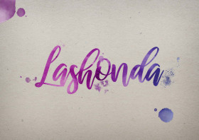 Lashonda Watercolor Name DP