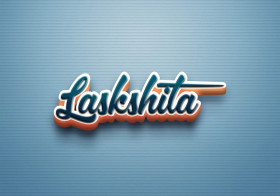 Cursive Name DP: Laskshita