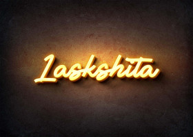 Glow Name Profile Picture for Laskshita