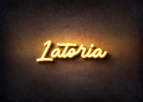 Glow Name Profile Picture for Latoria