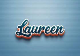 Cursive Name DP: Laureen