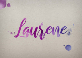 Laurene Watercolor Name DP