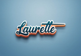 Cursive Name DP: Laurette