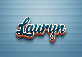Cursive Name DP: Lauryn