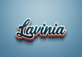 Cursive Name DP: Lavinia