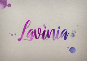 Lavinia Watercolor Name DP