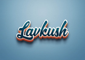 Cursive Name DP: Lavkush