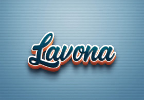 Cursive Name DP: Lavona
