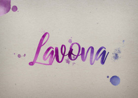 Lavona Watercolor Name DP