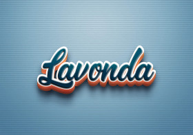 Cursive Name DP: Lavonda