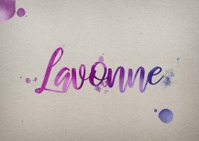 Lavonne Watercolor Name DP