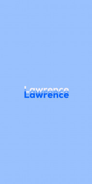 Name DP: Lawrence