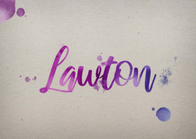 Lawton Watercolor Name DP