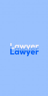Name DP: Lawyer