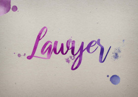 Lawyer Watercolor Name DP