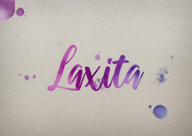 Laxita Watercolor Name DP