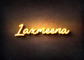 Glow Name Profile Picture for Laxmeena