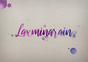 Laxminarain Watercolor Name DP