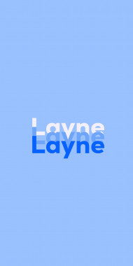Name DP: Layne