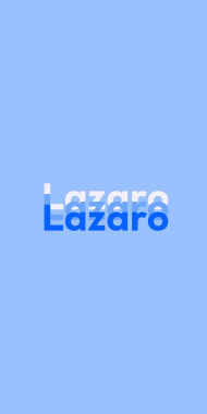 Name DP: Lazaro