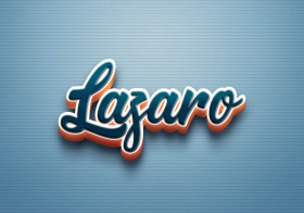 Cursive Name DP: Lazaro