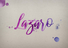 Lazaro Watercolor Name DP