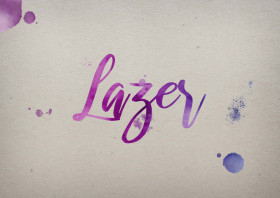 Lazer Watercolor Name DP