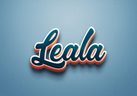 Cursive Name DP: Leala