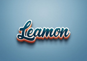 Cursive Name DP: Leamon