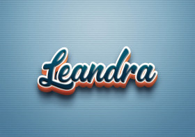 Cursive Name DP: Leandra