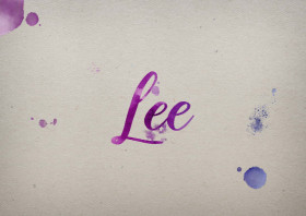Lee Watercolor Name DP
