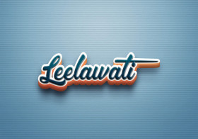 Cursive Name DP: Leelawati
