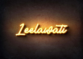 Glow Name Profile Picture for Leelawati