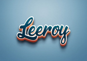 Cursive Name DP: Leeroy