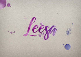 Leesa Watercolor Name DP