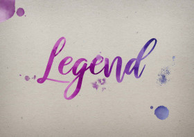 Legend Watercolor Name DP