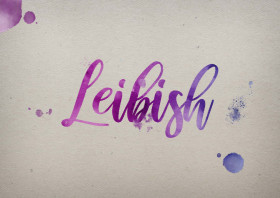 Leibish Watercolor Name DP