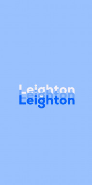 Name DP: Leighton