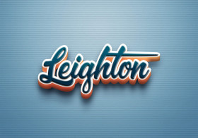 Cursive Name DP: Leighton