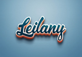 Cursive Name DP: Leilany