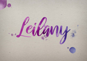 Leilany Watercolor Name DP