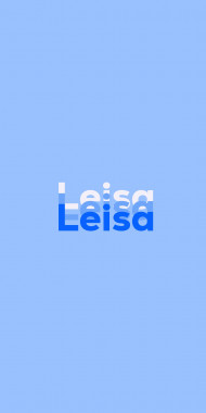 Name DP: Leisa