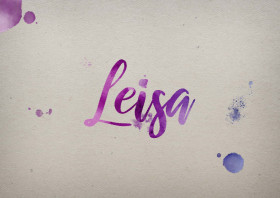 Leisa Watercolor Name DP