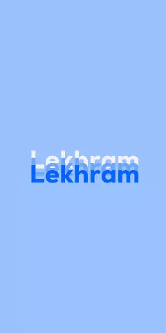 Name DP: Lekhram