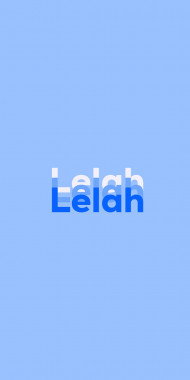 Name DP: Lelah