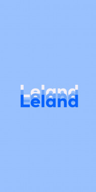 Name DP: Leland