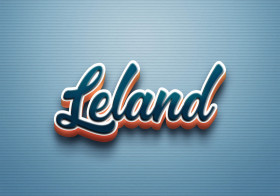 Cursive Name DP: Leland