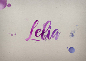 Lelia Watercolor Name DP