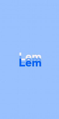 Name DP: Lem